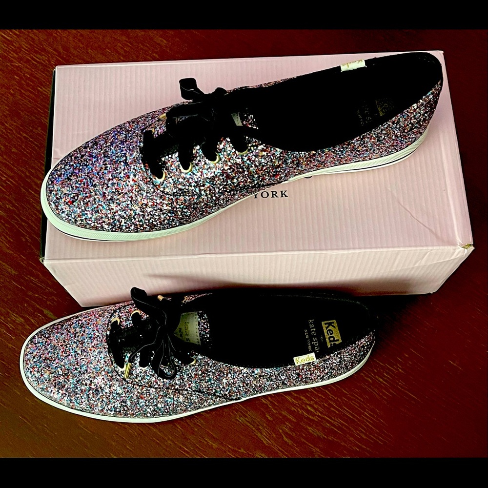 Keds for Kate Spade New York Champion KS Glitter Pink Sneaker